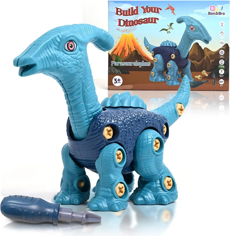 2-in-1 Jurassic Dinosaur Building Set