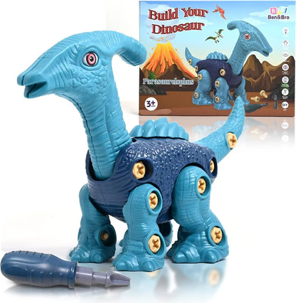 2-in-1 Jurassic Dinosaur Building Set