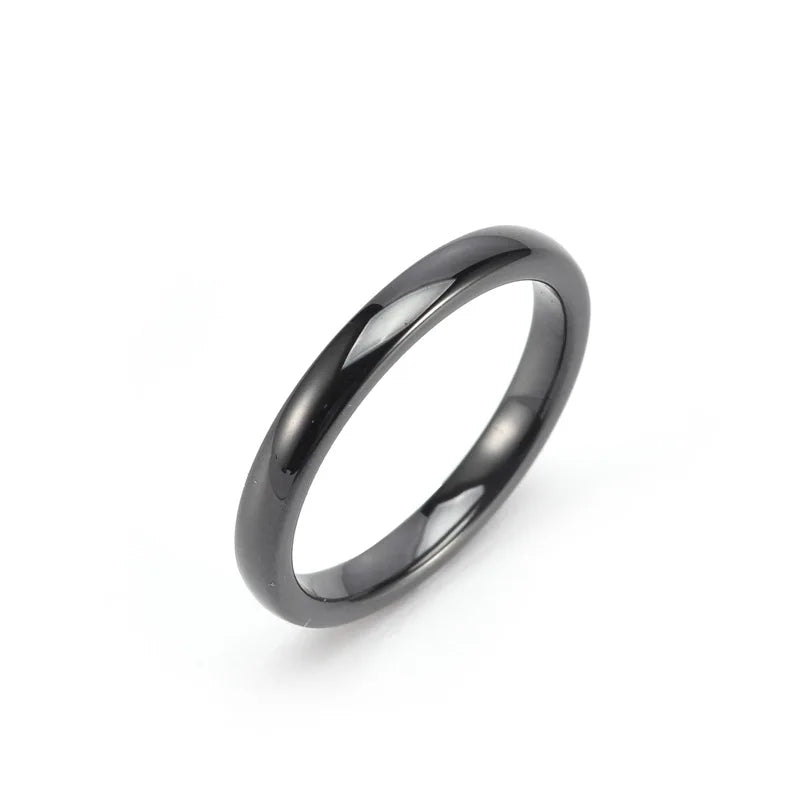 New Style Colorful 3mm Ceramic Ring For Women Couples Bands Modern Space Ceramic Wedding Rings Minimalist Unisex Jewelry Gifts