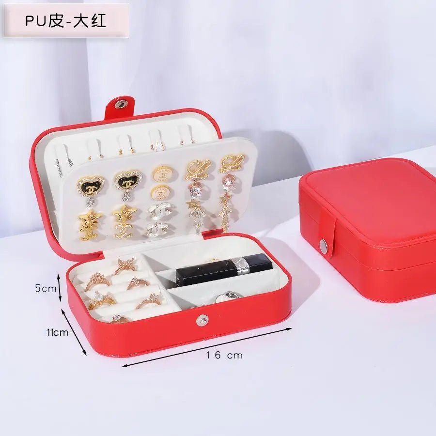 Leather Jewelry Box Organizer Jewelry Display Jewelry Boxes and Packaging Ring Box Suitable for Earrings and Rings