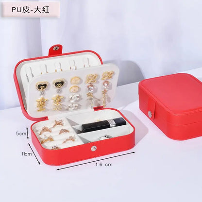 Leather Jewelry Box Organizer Jewelry Display Jewelry Boxes and Packaging Ring Box Suitable for Earrings and Rings