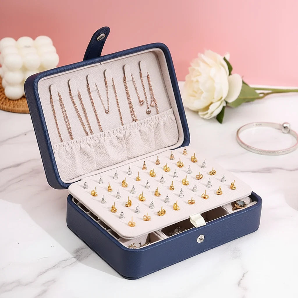 Leather Jewelry Box Organizer Jewelry Display Jewelry Boxes and Packaging Ring Box Suitable for Earrings and Rings