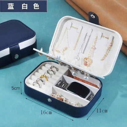 Leather Jewelry Box Organizer Jewelry Display Jewelry Boxes and Packaging Ring Box Suitable for Earrings and Rings
