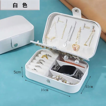 Leather Jewelry Box Organizer Jewelry Display Jewelry Boxes and Packaging Ring Box Suitable for Earrings and Rings