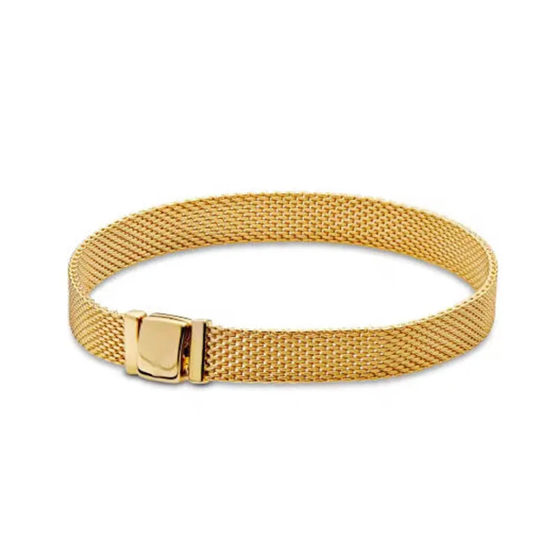 The popular silver wristband features dual tone and woven Cuban ropes, making it fashionable and versatile.