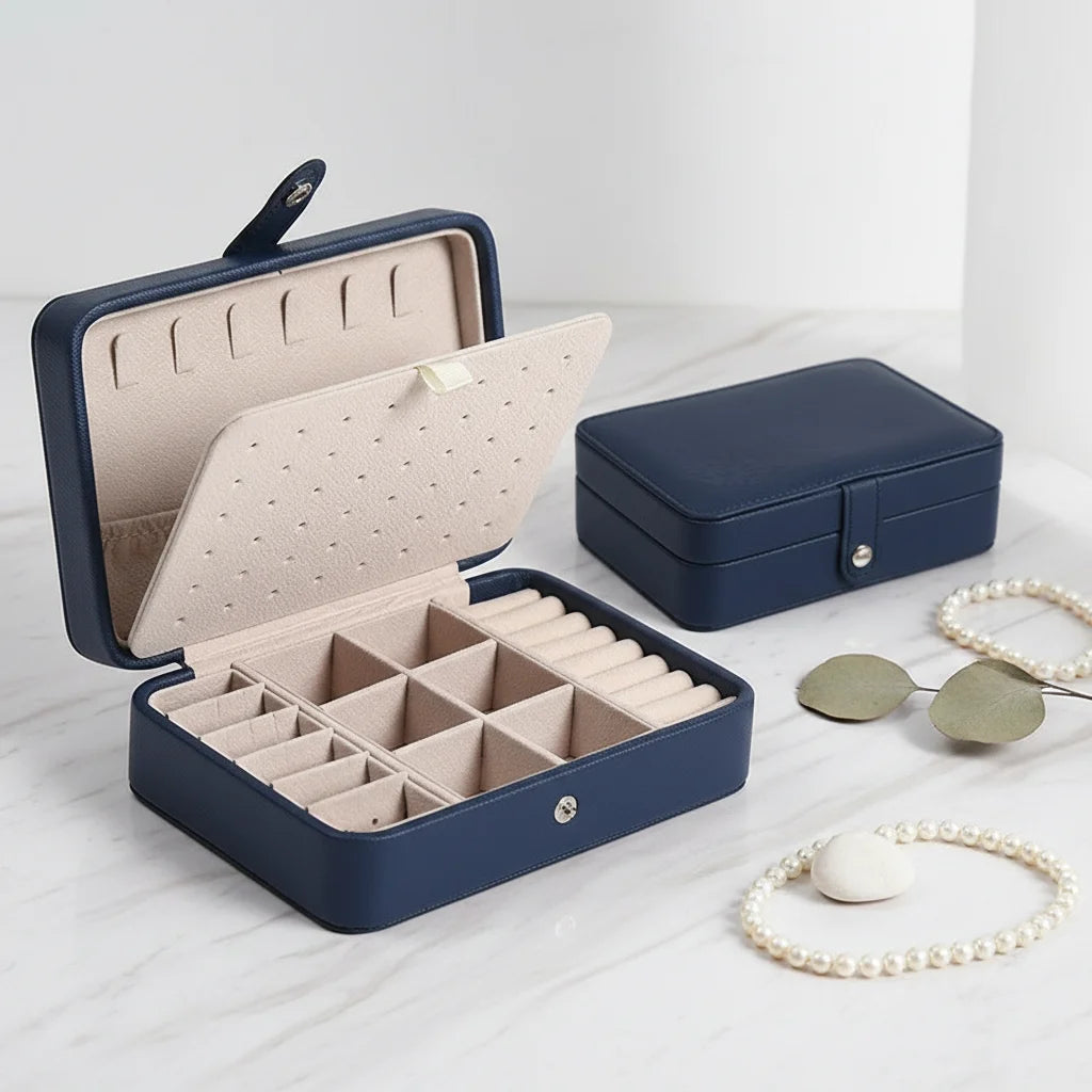Leather Jewelry Box Organizer Jewelry Display Jewelry Boxes and Packaging Ring Box Suitable for Earrings and Rings