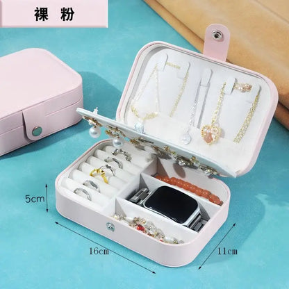 Leather Jewelry Box Organizer Jewelry Display Jewelry Boxes and Packaging Ring Box Suitable for Earrings and Rings