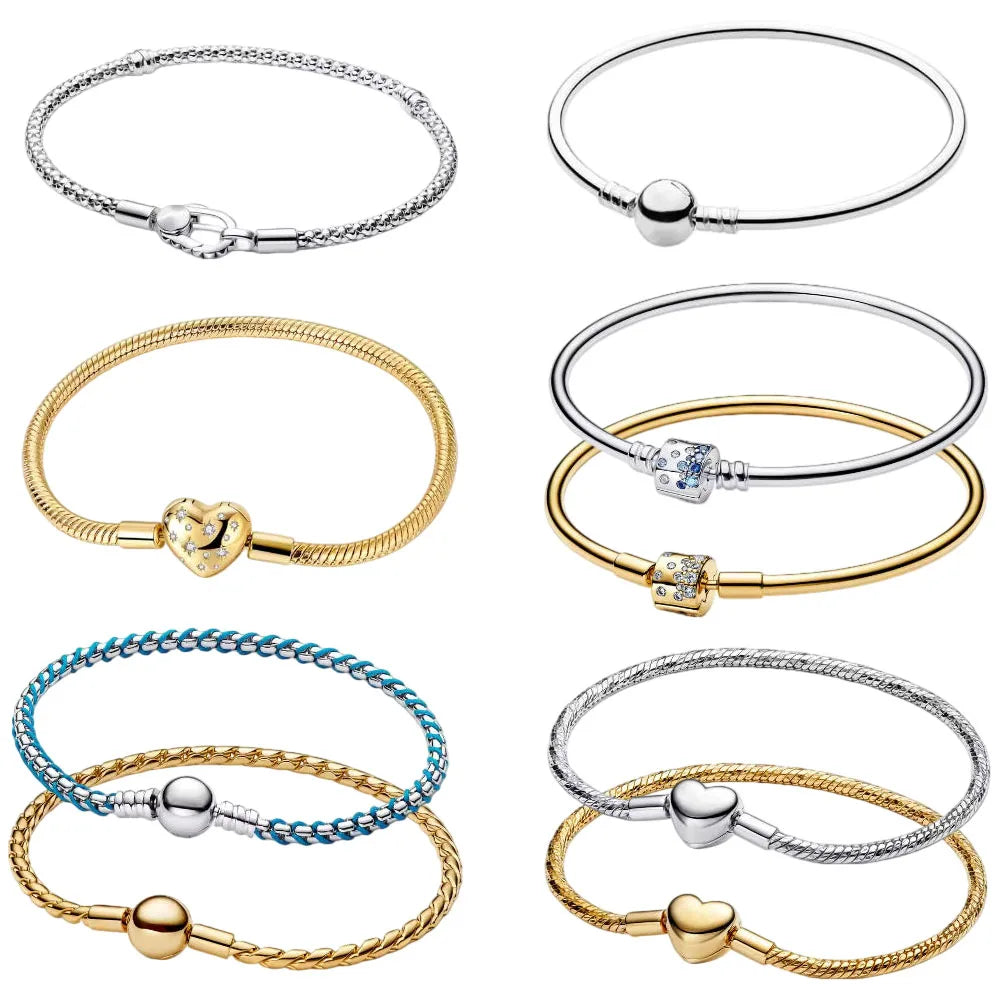 The popular silver wristband features dual tone and woven Cuban ropes, making it fashionable and versatile.