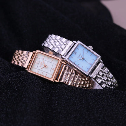 Luxury Classic Women's Watch Japan Mov't Lady Hours Fine Fashion Stainless Steel Bracelet Clock Girl's Cute Gift Julius Box