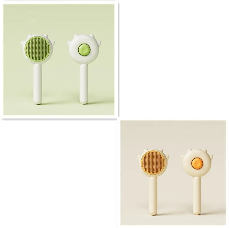 Self-Cleaning Pet Grooming Brush