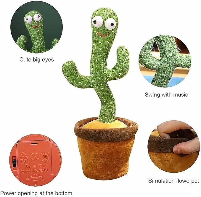 Dancing Talking Cactus Toy