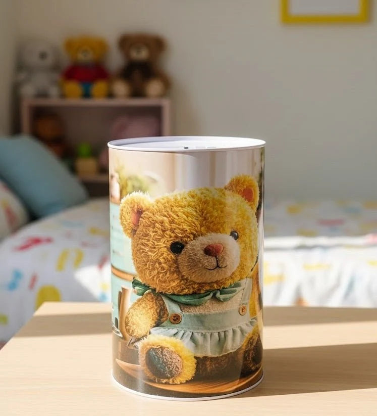 Transparent Bear Piggy Bank