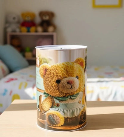 Transparent Bear Piggy Bank