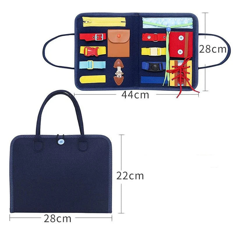 Montessori Busy Board Backpack