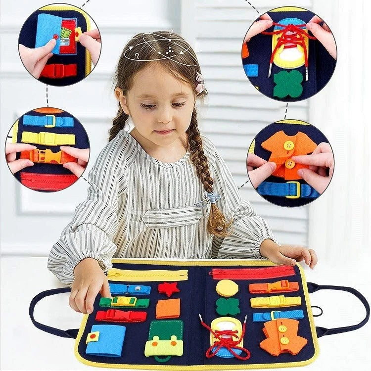 Montessori Busy Board Backpack